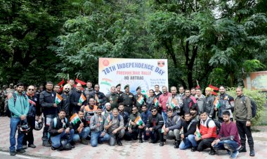 स्वतंत्रता दिवस 2024 पर सेना प्रशिक्षण कमान द्वारा  स्वतंत्रता बाइक रैली का आयोजन
