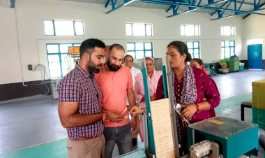 उपायुक्त ने किया बैंबू विलेज परियोजना घंडावल का निरीक्षण