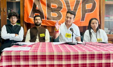 प्रदेश में विश्वविद्यालयों कि की जा रही राजनैतिक हत्या , आंदोलन की रुपरेखा तैयार कर केरेंगे प्रदेश भर में आंदोलन : आकाश नेगी