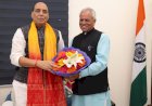 केंद्रीय रक्षा मंत्री राजनाथ सिंह से मिले पूर्व सांसद वीरेंद्र कश्यप