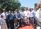 शहीद स्मारक पर पुष्प अर्पित कर दी शहीदों को श्रद्धांजलि