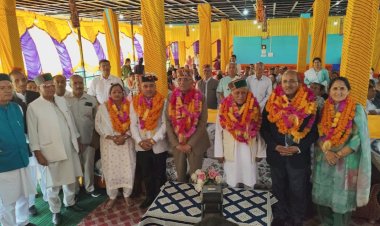 सामाजिक समरसता मंच ने चार विभूतियों का किया नागरिक अभिनन्दन