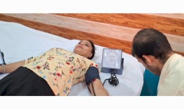 गणेश उत्सव के मद्देनजर रक्तदान शिविर आयोजित, बड़ी सँख्या में लोगो ने किया रक्तदान,