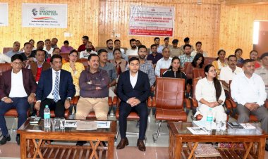 आपदा से बचाव एवं जोखिम कम करने विषय पर दो दिवसीय कार्यशाला आयोजित