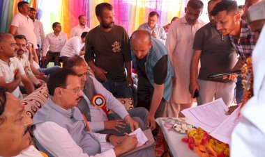 मेले में 47 कंपनियों ने लिया भाग, 389 युवाओं को दिया रोज़गार हर्षवर्धन चौहान ने काफोटा में किया युवा रोज़गार मेले का शुभारंभ