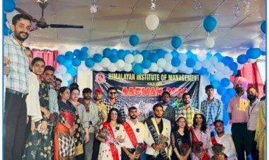 हिमालयन इंस्टीट्यूट ऑफ मैनेजमेंट, कालाअंब में शानदार फ्रेशर पार्टी का आयोजन