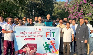 फिट इंडिया फिट पोस्ट कार्यक्रम के तहत पोस्टाथन और वृक्षारोपण का आयोजन
