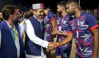 अंतर्राष्ट्रीय कुल्लू दशहरा उत्सव के अवसर पर खेलकूद प्रतियोगिता का शुभारंभ