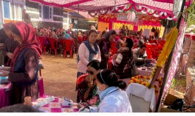 आयुष विभाग ने महिला किसानों के स्वास्थ्य जांच के लिए शिविर किया आयोजित- बनीता