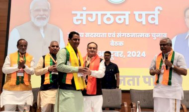 15.50 लाख सदस्य...भाजपा हिमाचल प्रदेश का सदस्यता लक्ष्य पूरा, जेपी नड्डा ने दिल्ली में किया बिहारी लाल शर्मा को सम्मानित