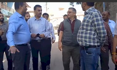 रिंग रोड टारिंग कार्य का विधायक ने किया निरीक्षण, नगर परिषद,लोक निर्माण विभाग और आईपीएच के अधिकारी भी रहे मौजूद,