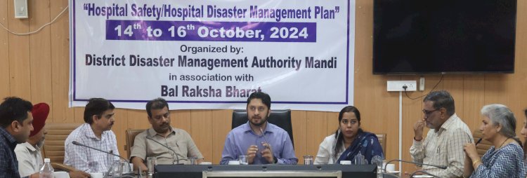 मंडी में अस्पताल सुरक्षा व अस्पताल आपदा प्रबंधन प्लान पर कार्यशाला शुरू