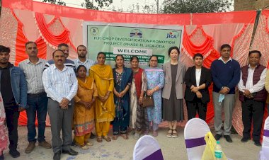 जायका के दल ने किया मंडी जिला का भ्रमण