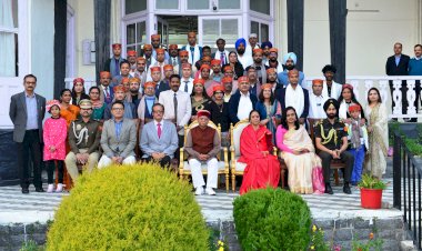 राजभवन में मनाया गया 15 राज्यों व केंद्र शासित प्रदेशों का स्थापना दिवस