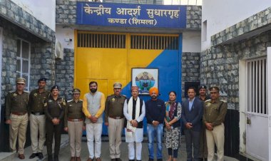 राज्यसभा सांसद एवं भाजपा प्रदेश महामंत्री डाॅ0 सिकंदर कुमार ने  माॅडल सैन्ट्रल जेल, कंड़ा का  किया  निरीक्षण