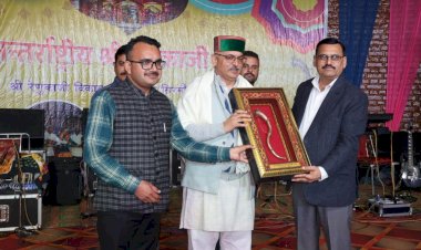 अजय सोलंकी रहे श्री रेणुकाजी मेले की तृतीय सांस्कृतिक संध्या के मुख्य अतिथि