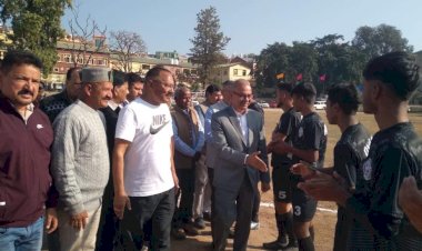 नाहन में तीन दिवसीय फुटबाल प्रतियोगिता का हुआ आगाज