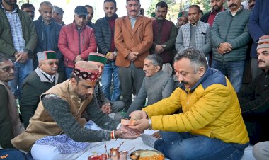 रोहित ठाकुर ने विधायक प्राथमिकता वाली दो सड़कों का किया भूमि पूजन