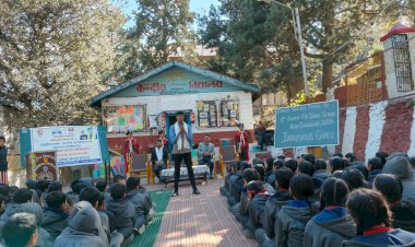 नशा मुक्त भारत अभियान के तहत केन्द्रीय विद्यालय रिकांग पिओ में विद्यार्थियों को किया जागरूक