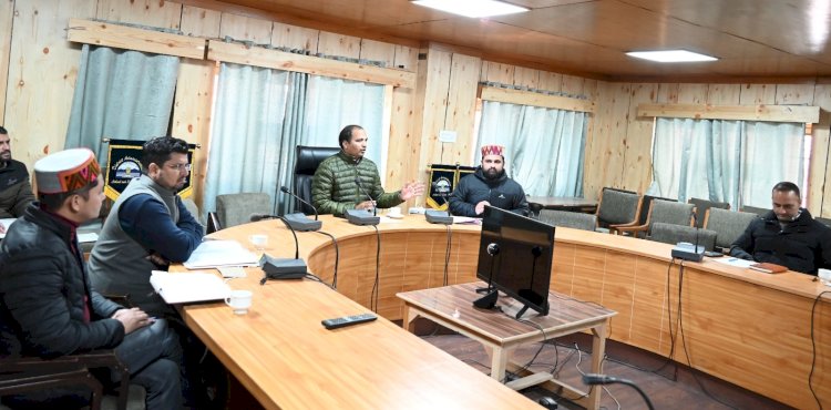 केलांग में ठोस कचरा प्रबंधन के प्रभावी कार्यान्वयन के लिए समीक्षा बैठक आयोजित