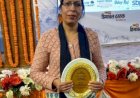 नारी तू नारायणी कार्यक्रम में, नाहन की ख़ुशनुमा को सीएम के हाथों मिला सम्मान