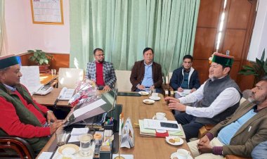 विश्व बैंक के टीम लीडर ने बागवानी मंत्री से की भेंट,  बागवानों-किसानों के समक्ष पेश आ रही चुनौतियों को लेकर हुई चर्चा