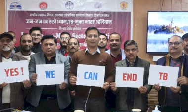 टीबी मुक्त हिमाचल के तहत मंडी जिला में 100 दिन का सघन अभियान शुरू