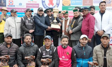 गवर्नर-इलेवन ने सद्भावना क्रिकेट कप जीता, मुख्यमंत्री ने पुरस्कार वितरित किए