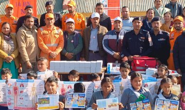 रावमापा खड्ड में आपदा प्रबंधन विषय पर सुरक्षा प्रशिक्षण कार्यक्रम आयोजित