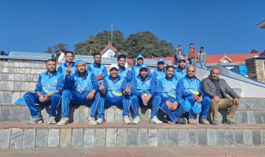 डायरेक्टर इलेवन की टीम ने चेयरमैन   इलेवन की टीम को 58  रनों  से किया पराजित