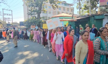 नाहन में हिंदू संगठनों की आक्रोश रैली, बांग्लादेश में हिंदुओं पर हो रहे अत्याचारों के खिलाफ आक्रोश