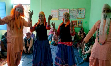 संगडाह व पच्छाद में गीत व नाटक से दी कल्याणकारी योजनाओं की जानकारी