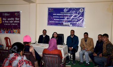 महिलाओं के लिए विधान से समाधान के तहत विधिक जागरूकता शिविर आयोजित