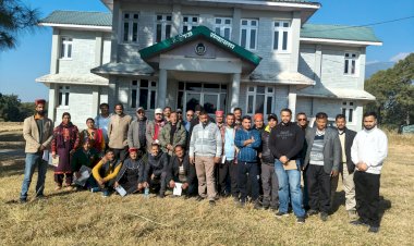 जायका परियोजना के तहत कृषि विश्वविद्यालय पालमपुर में  किसानों को करवाया तीन दिवसीय दौरा