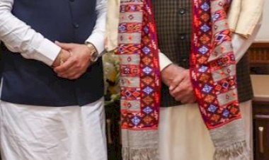 राज्यसभा सांसद एवं प्रदेश महांमत्री भाजपा डाॅ. सिकंदर कुमार ने प्रधानमंत्री नरेन्द्र मोदी से की शिष्टाचार भेंट 