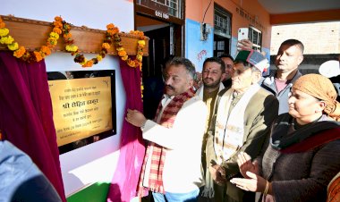 शिक्षा मंत्री ने राजकीय प्राथमिक विद्यालय चंद्रपुर के भवन की रखी आधारशिला, 25 लाख से होगा निर्माण