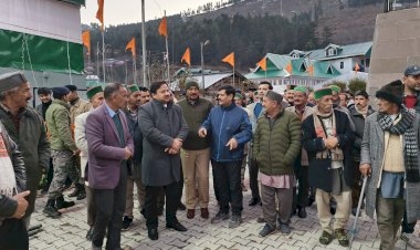 डीसी एसपी ने दलगांव का किया दौरा, भूंडा महायज्ञ की तैयारियों का लिया जायजा