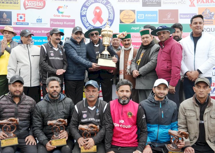 गवर्नर-इलेवन ने सद्भावना क्रिकेट कप जीता, मुख्यमंत्री ने पुरस्कार वितरित किए