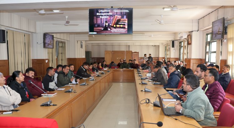 लिटिगेशन मैनेजमेंट सिस्टम सॉफ्टवेयर पर एक दिवसीय प्रशिक्षण कार्यशाला आयोजित