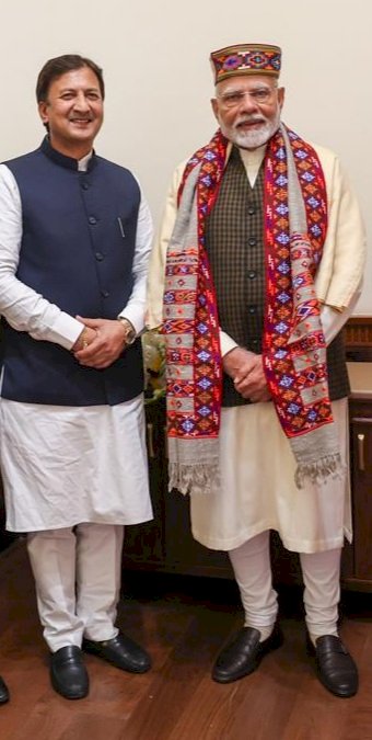 राज्यसभा सांसद एवं प्रदेश महांमत्री भाजपा डाॅ. सिकंदर कुमार ने प्रधानमंत्री नरेन्द्र मोदी से की शिष्टाचार भेंट