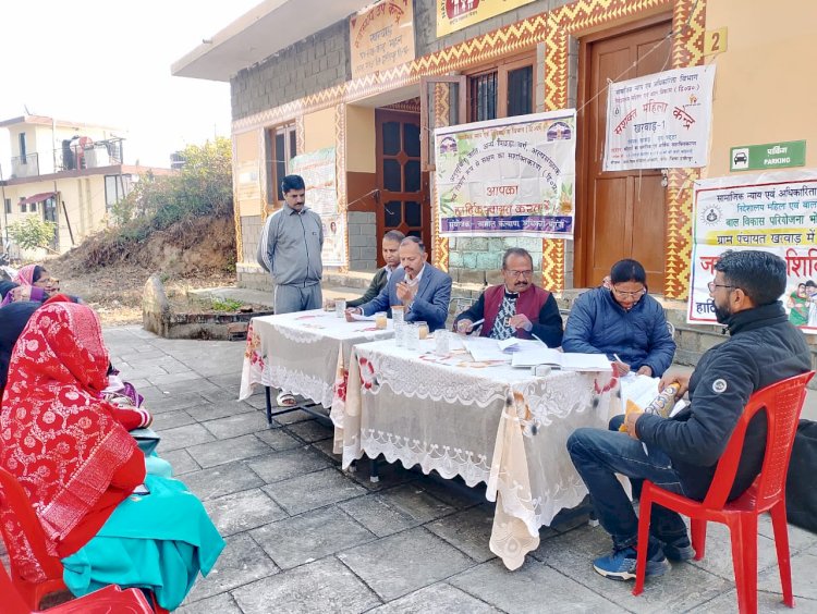प्रशासन गांव की ओर: खरवाड़ में किया जनसमस्याओं का निवारण