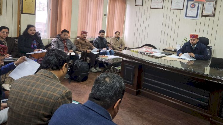 नाबार्ड द्वारा मंडी जिले में 10,000 एफपीओ के गठन एवं संवर्द्धन हेतु जिला स्तरीय निगरानी समिति (डी-एमसी) की बैठक का आयोजन