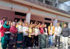 नादौन की 6 पंचायतों की मेधावी छात्राओं को किया पुरस्कृत