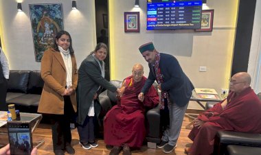 उपमुख्य सचेतक केवल सिंह पठानिया ने तिब्बती गरू दलाई लामा से की भेंट