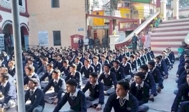 शमशेर वरिष्ठ माध्यमिक विद्यालय को एडीएम एलआर वर्मा ने गोद लिया