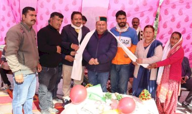 विधानसभा उपाध्यक्ष ने 30 लाख से बने कटवाडी भागडत पंचायत भवन का किया उद्घाटन