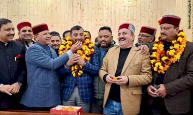 धीरज गुप्ता को सिरमौर जिला भाजपा अध्यक्ष की कमान, राजीव बिंदल बोले भाजपा सदस्यता ने हिमाचल में तोड़ा रिकॉर्ड,