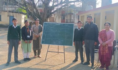 राष्ट्रीय आविष्कार अभियान के तहत रघुनाथपुरा स्कूल में प्रश्नोत्तरी प्रतियोगिता आयोजित- अशोक कैंथ