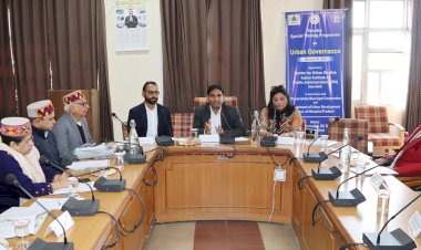 शहरी निकाय के प्रतिनिधियों के लिए दो दिवसीय प्रशिक्षण कार्यक्रम का आयोजन