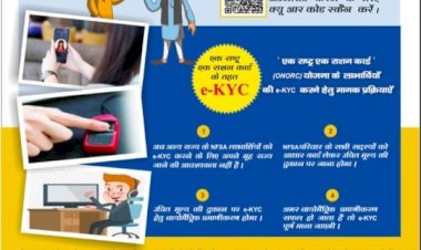 राशन कार्ड उपभोक्ता शीघ्र करवाएं ई-केवाईसी- विजय सिंह हमलाल